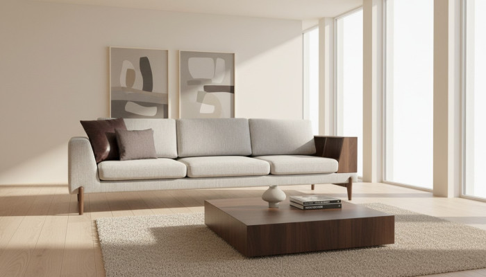 Luxury fabric sofa for living room modern new sofa big sofa textile couches