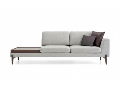 Luxury Living Room Sofa Modern Design Wood with Textile Lounge Club Sofa Big