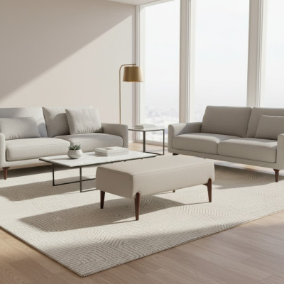 Luxury stool for bedroom comfort with modern design footstool