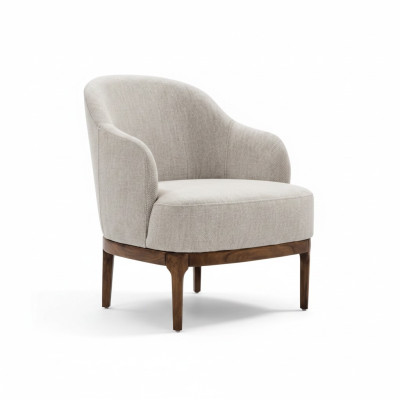 Modern living room armchair luxury design gray color lounge club gray