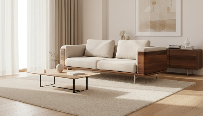 Designer sofa for living room modern color three-seater couches furniture
