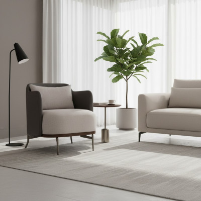Armchair Cushion Seat Modern Design Lounge Luxury Living Room Furniture Sofas
