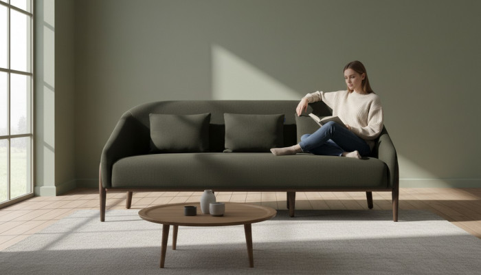 Sofa for Living Room Luxury Modern Design with Armrest Furniture Sofas