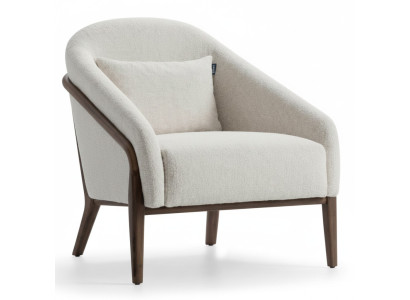 Armchair Upholstery Seat Modern Design Gray Lounge Luxury Living Room
