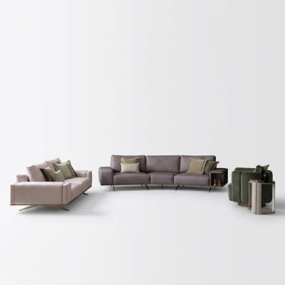 Luxury Sofa Set Living Room 3+3+1 Seat Fabric Sofa Big Sofa Couch Sets