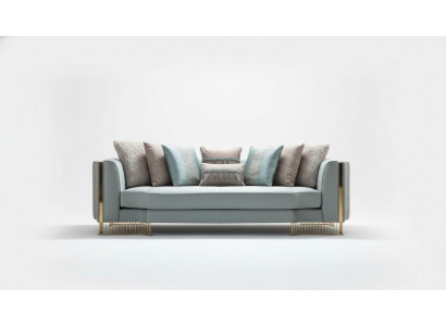 Turkish Couch Three-seater Couches Furniture Sofa Elegant Villas Interior