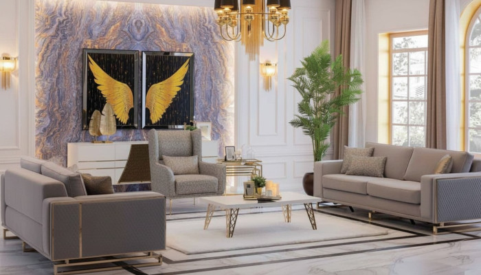 Modern sofa set 3+2+1 seater couches furniture luxury design sofa