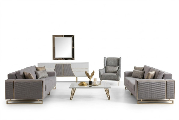Modern sofa set 3+2+1 seater couches furniture luxury design sofa