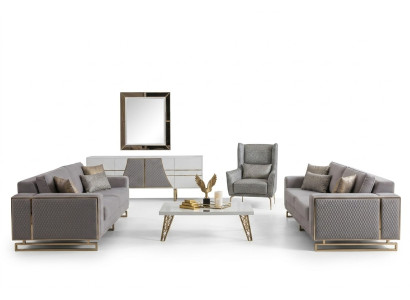 Modern sofa set 3+2+1 seater couches furniture luxury design sofa