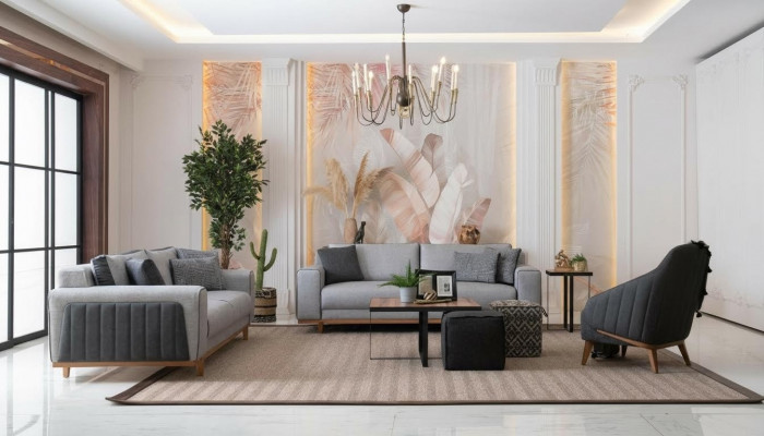 Luxury sofa set 3+2+1 modern couch sofa upholstery design lounge furniture