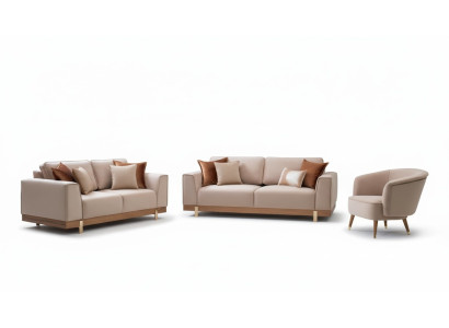 Luxury Sofa Set 3+2+1 Seat Armchair Couch Upholstery Furniture Design 3-piece.