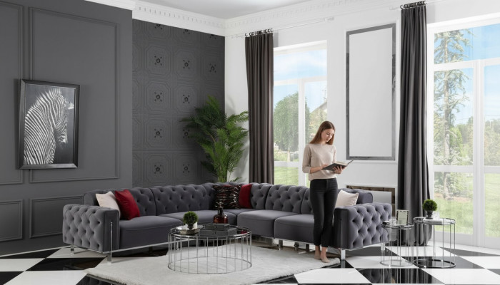 Chesterfield corner set corner couch sofa couch upholstered corner sofa furniture