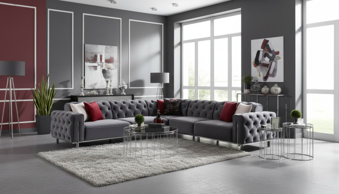 Chesterfield corner set corner couch sofa couch upholstered corner sofa furniture