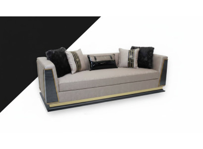 Classic sofa 3-seater design living room furniture three-seater fabric sofa