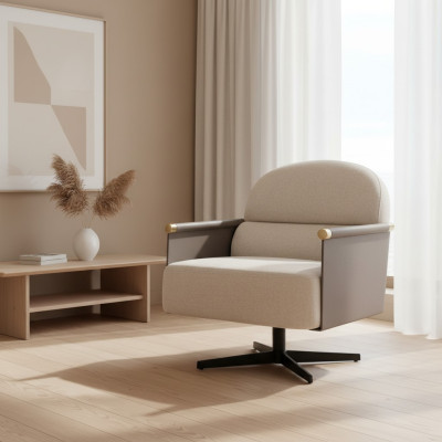Stylish chair luxurious lounge club swivel chair design living room