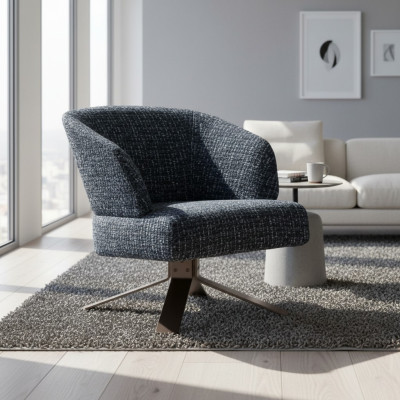 Luxurious chair ergonomic lounge chair padding modern design