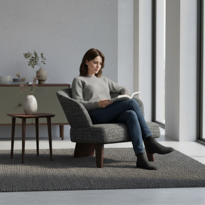 Luxury armchair stylish model in modern lounge style for hotels club