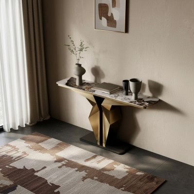 Design luxury console table console sideboard gold living room furniture new