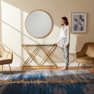 Console table designer table living room table luxury furniture side table