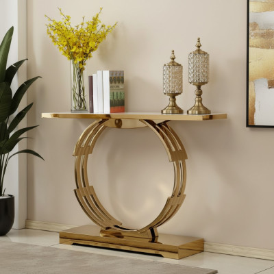 Console Luxury Sideboard Console Table Sideboard Stainless Steel Living Room New