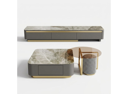 Living room furniture luxury gray coffee table design table coffee tables new