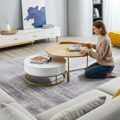 Coffee table side table end table coffee tables luxury wood modern