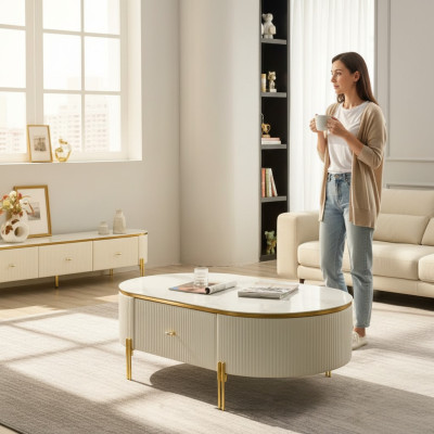 Luxury modern coffee table desk design coffee table living room side table