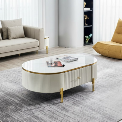 Luxury modern coffee table desk design coffee table living room side table