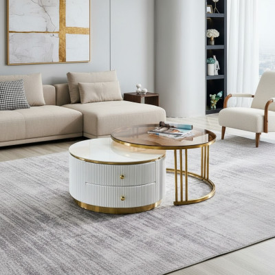 Coffee table living room furniture luxury wood tables coffee tables 80x40.5 table