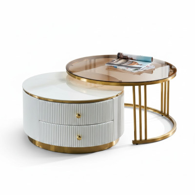 Coffee table living room furniture luxury wood tables coffee tables 80x40.5 table