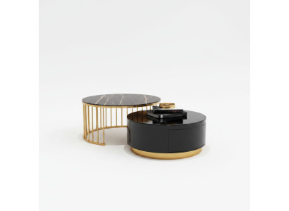 Modern coffee table furnishing living room furniture black tables