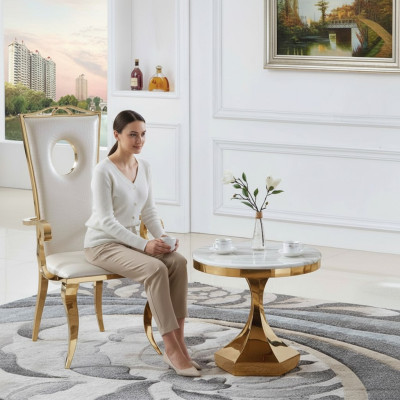 Coffee table luxury modern design table living room side table 60x54