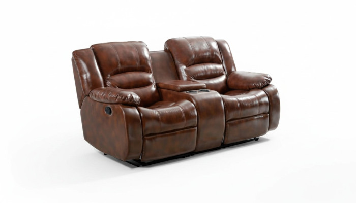 Sofa 2 Seater Design Sofas Upholstery Couches Relax Brown Living Room