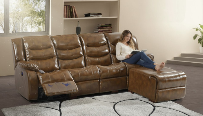 Design sofa 4-seater living room furniture luxury sofa pouf luxury furniture