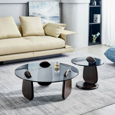 Round coffee table, side table, designer living room tables
