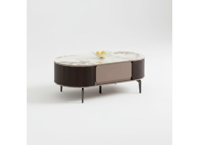 Designer brown coffee table, living room wood furniture, side table, new