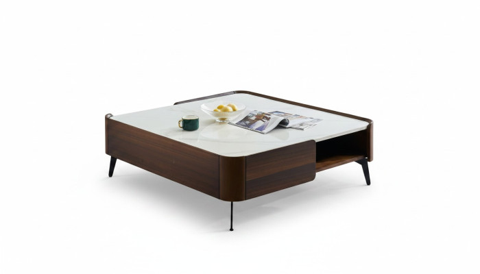 Luxury Italian coffee living room table real wood designer tables furniture