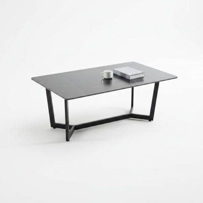 Living room wooden table coffee table furniture wood new coffee table black