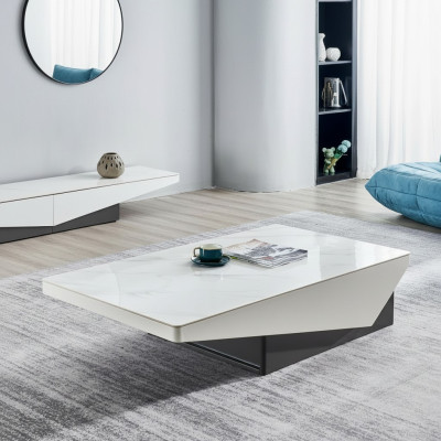 Modern luxury designer coffee table living room table side tables wood