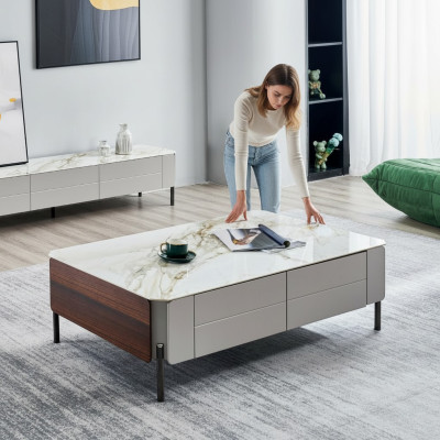 Coffee table, designer side table 80x40, modern coffee tables