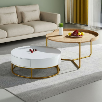Tables Set Coffee Tables Coffee Table Side Table Design Living Room 2-piece