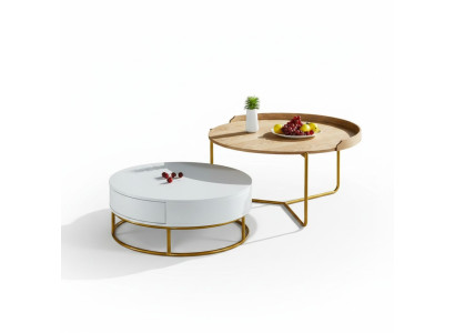 Tables Set Coffee Tables Coffee Table Side Table Design Living Room 2-piece