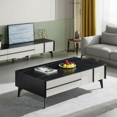 Coffee table living room wooden table designer luxury side table new