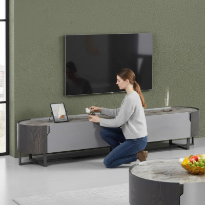 Lowboard RTV cabinet living room shelf luxury designer sideboard side table
