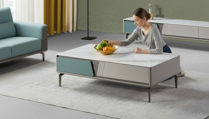 Coffee table table design tables living room wooden table gray new