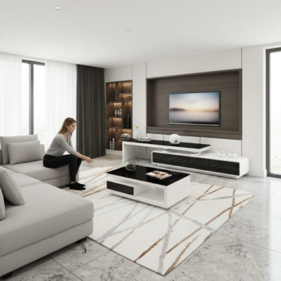 Modern luxury designer coffee table living room table tables side table