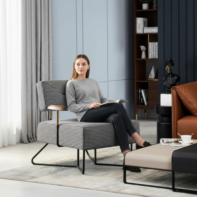 Armchair Chair Upholstery Television Textile Wood Fabric Design Lounge Club Relax