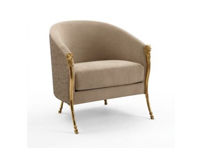 Luxury Designer Armchair Lounge Club Relax Living Room Upholstered Sofa Seat