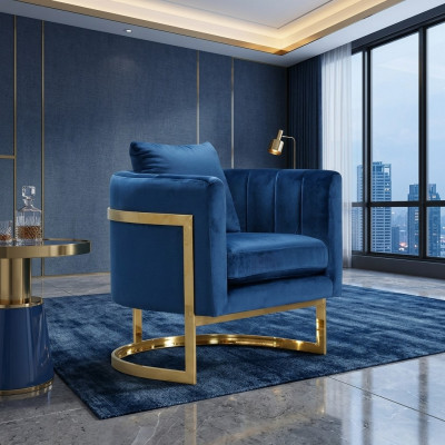Design velvet armchair living room upholstered sofas design luxury couch relax new