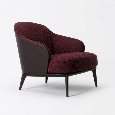 Designer armchair conference chair dining chair office chair in red new